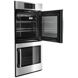 Bosch Benchmark Series HBLP651RUC Double Wall Oven, 30 inch Exterior Width, Both Ovens Convection, Both Ovens Self Clean, 9.2 cu. ft. Capacity, Temperature Probe, Stainless Steel colour