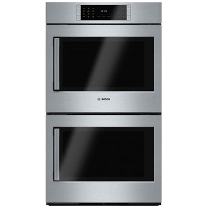 Bosch Benchmark 30" Double Wall Oven, SS, EU conv./EU conv., TFT Touch Control, Right Swing HBLP651RUC