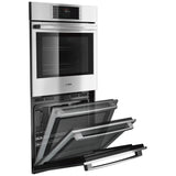 Bosch Benchmark Series HBLP651UC Double Wall Oven, 30 inch Exterior Width, Both Ovens Convection, Both Ovens Self Clean, 9.2 cu. ft. Capacity, Temperature Probe, Stainless Steel colour