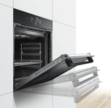 Bosch 800 Series HBN8451UC Single Wall Oven, True Convection, Self Clean, 3.9 cu. ft. Capacity, Temperature Probe, Stainless Steel colour