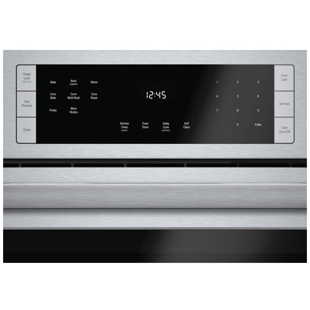 Bosch 800 Series HBN8451UC Single Wall Oven, True Convection, Self Clean, 3.9 cu. ft. Capacity, Temperature Probe, Stainless Steel colour
