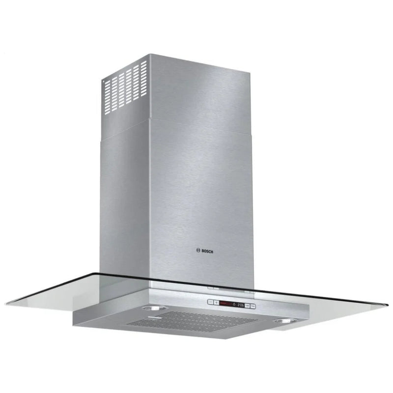 Bosch Benchmark Series HCG56651UC Range Hood, 36 inch Exterior Width, Wall Mounted, 600 CFM, Halogen , Aluminum Mesh Filter, Stainless Steel colour