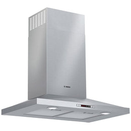 Bosch 300 Series HCP30E52UC Range Hood, 30 inch Exterior Width, Wall Mounted, 300 CFM, LED, Aluminum Mesh Filter, Stainless Steel colour