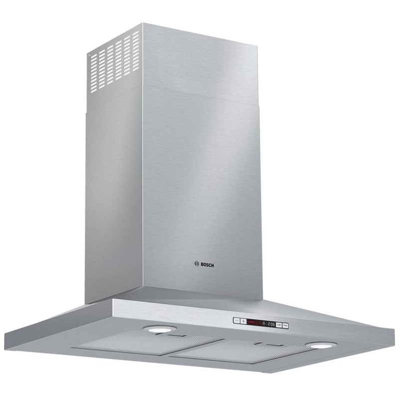 Bosch 300 Series HCP30E52UC Range Hood, 30 inch Exterior Width, Wall Mounted, 300 CFM, LED, Aluminum Mesh Filter, Stainless Steel colour