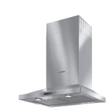 Bosch 300 Series HCP34E52UC Range Hood, 24 inch Exterior Width, Wall Mounted, 300 CFM, LED, Aluminum Mesh Filter, Stainless Steel colour