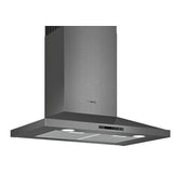 Bosch 800 Series HCP80641UC Range Hood, 30 inch Exterior Width, 600 CFM, Halogen , Aluminum Mesh Filter, Black Stainless Steel colour