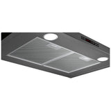 Bosch 800 Series HCP80641UC Range Hood, 30 inch Exterior Width, 600 CFM, Halogen , Aluminum Mesh Filter, Black Stainless Steel colour