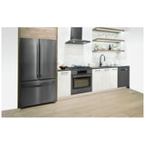 Bosch 800 Series HCP80641UC Range Hood, 30 inch Exterior Width, 600 CFM, Halogen , Aluminum Mesh Filter, Black Stainless Steel colour