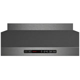 Bosch 800 Series HCP80641UC Range Hood, 30 inch Exterior Width, 600 CFM, Halogen , Aluminum Mesh Filter, Black Stainless Steel colour