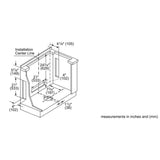 Bosch 800 Series HDD86051UC Downdraft, 36 inch Exterior Width, 600 CFM, 1.4, NA, Dishwasher Safe Filters, Aluminum Mesh, Stainless Steel colour
