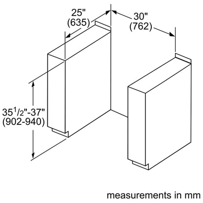 800 Series Dual Fuel Slide in Ranges, Stainless Steel HDI8056C