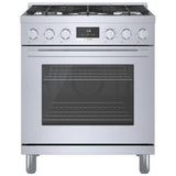 Bosch 800 Series 30" Dual Fuel Range HDS8055C - Stainless Steel - Canada