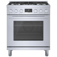 Bosch 800 Series 30" Dual Fuel Range HDS8055C - Stainless Steel - Canada