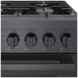 Bosch 800 Series Dual Fuel Range HDS8645C | 36" Black Stainless Steel