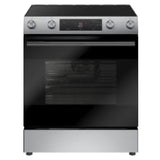 Bosch 100 Series HEF1050MC Electric Range, 5.8 cu. ft. Capacity, 30 inch Exterior Width, Convection, Storage Drawer, Yes, Self Clean, 3,000 W Highest Element, Stainless Steel colour