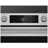 Bosch 300 Series HEF3050MC Electric Range, 5.8 cu. ft. Capacity, 30 inch Exterior Width, True Convection, 5 Burners, Storage Drawer, Air Fry, Steam & Self Clean, 3,300 W Highest Element, Stainless Steel colour, Home Connect™