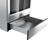 Bosch 800 Series HEI8056C Electric Range, 4.6 cu. ft. Capacity, 30 inch Exterior Width, True Convection, 5 Burners, Warming Drawer, Air Fry, Self Clean, 3,200 W Highest Element, Stainless Steel colour