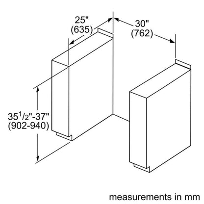 800 Series, Gas Slide-in Ranges, 30'', Black Stainless Steel HGI8046UC