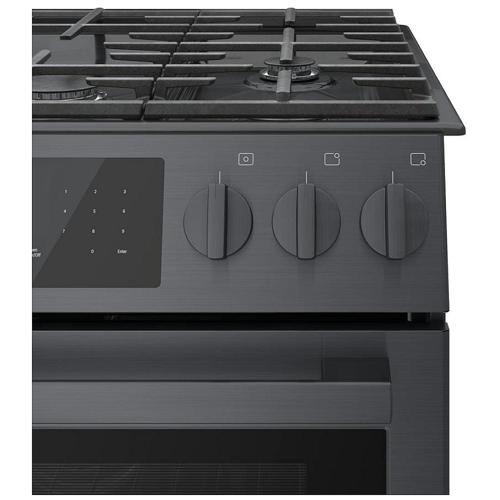 800 Series, Gas Slide-in Ranges, 30'', Black Stainless Steel HGI8046UC
