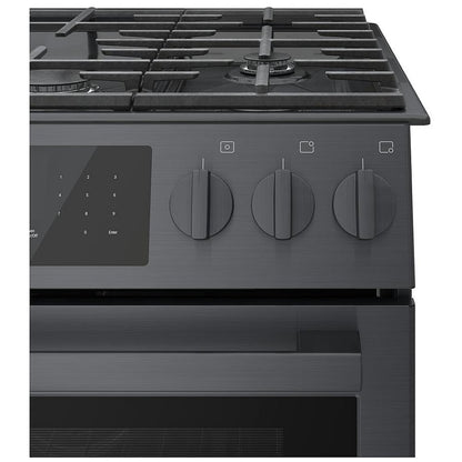 800 Series, Gas Slide-in Ranges, 30'', Black Stainless Steel HGI8046UC