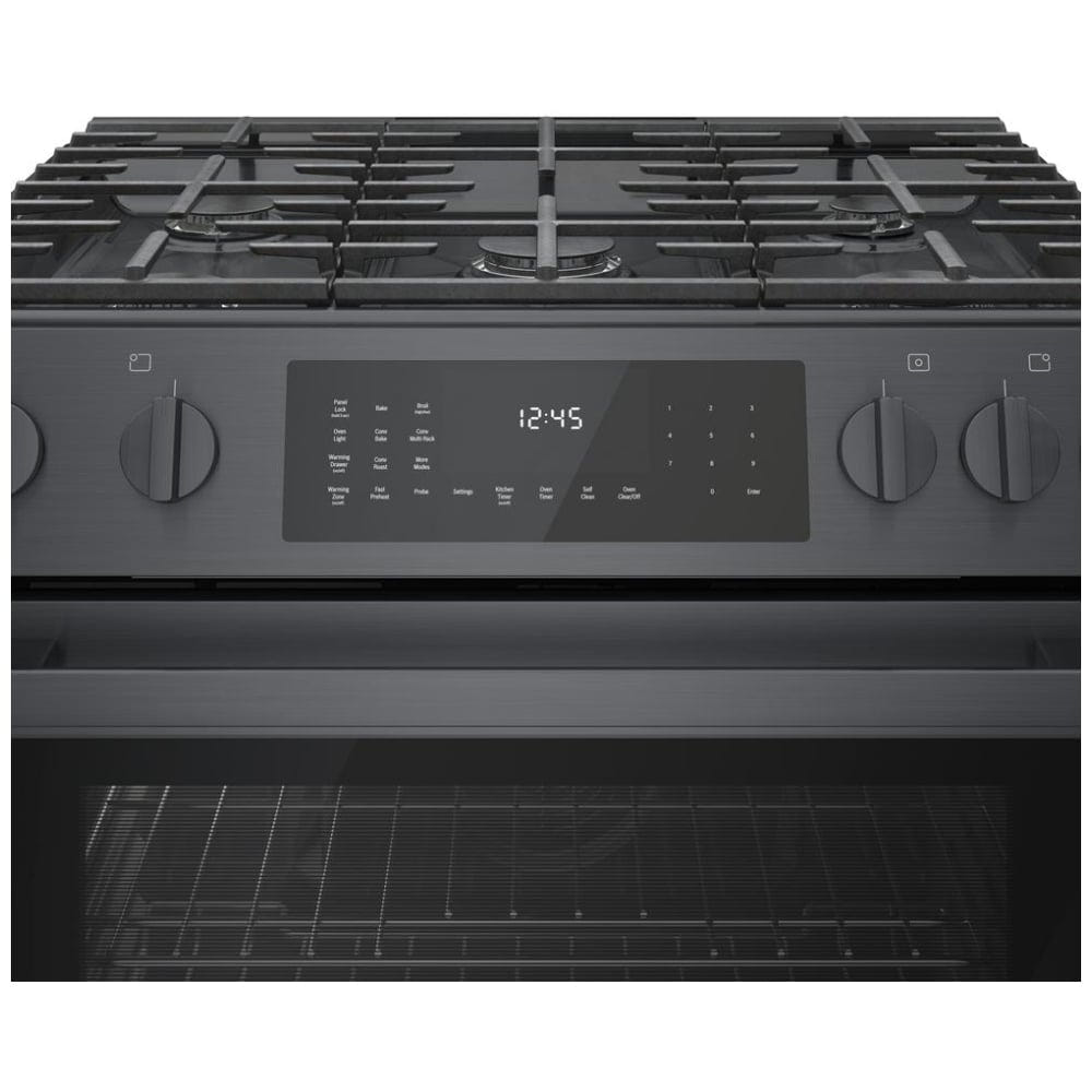 800 Series, Gas Slide-in Ranges, 30'', Black Stainless Steel HGI8046UC