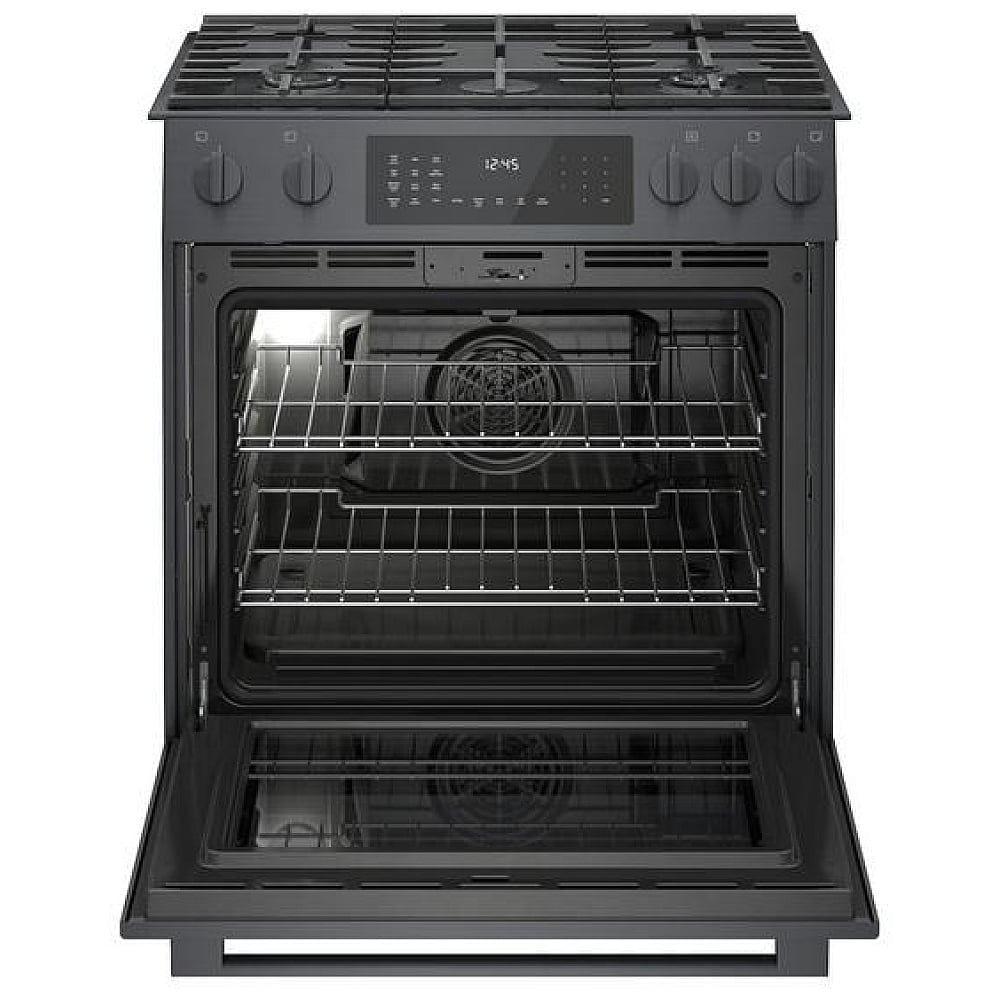 800 Series, Gas Slide-in Ranges, 30'', Black Stainless Steel HGI8046UC