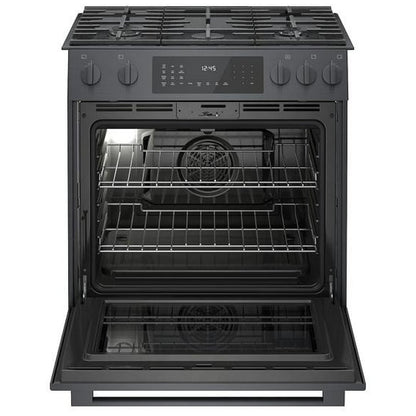 800 Series, Gas Slide-in Ranges, 30'', Black Stainless Steel HGI8046UC