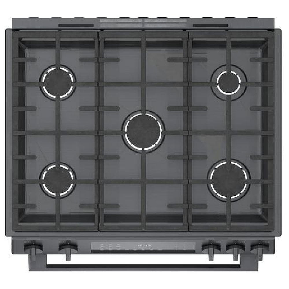 800 Series, Gas Slide-in Ranges, 30'', Black Stainless Steel HGI8046UC