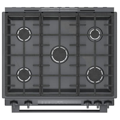 800 Series, Gas Slide-in Ranges, 30'', Black Stainless Steel HGI8046UC