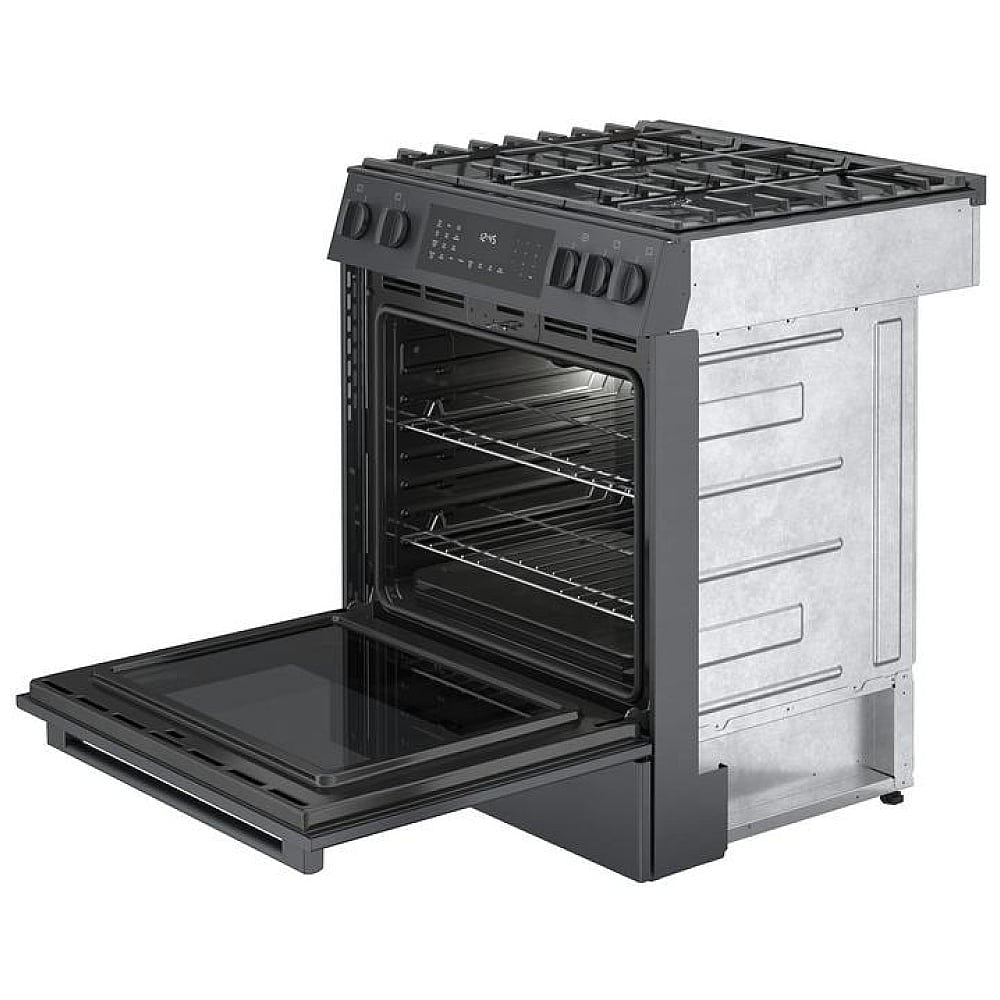 800 Series, Gas Slide-in Ranges, 30'', Black Stainless Steel HGI8046UC