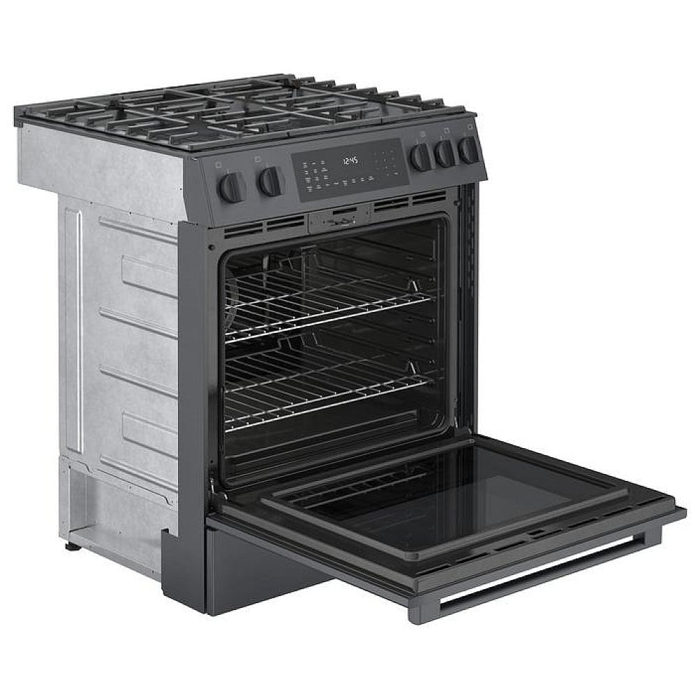 800 Series, Gas Slide-in Ranges, 30'', Black Stainless Steel HGI8046UC