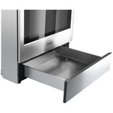 Bosch 800 Series HGI8056UC Gas Range, 4.8 cu. ft. Capacity, 30 inch Exterior Width, Self Clean, True Convection, 5 Burners, Warming Drawer, 18,000 BTU Highest Burner, Stainless Steel colour