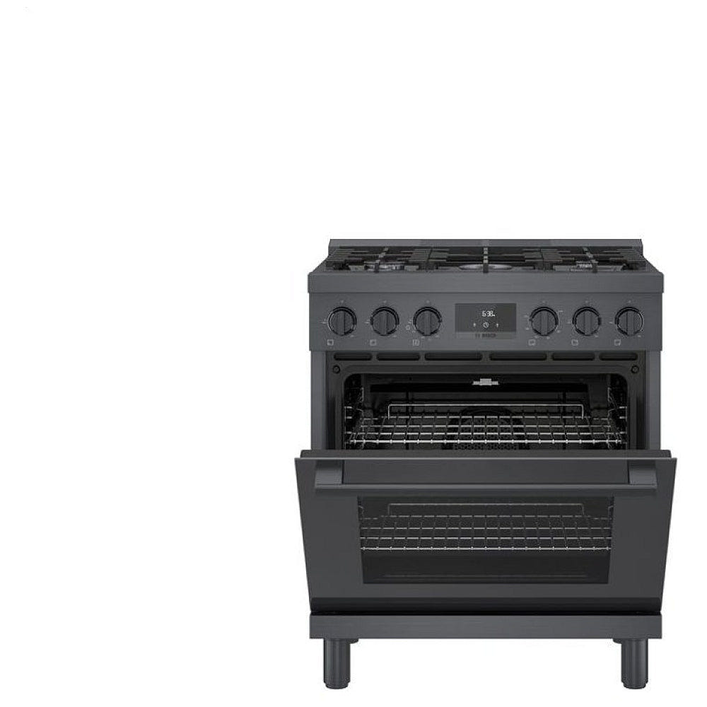 800 Series, Gas Freestanding Ranges, 30'', Black Stainless Steel HGS8045UC