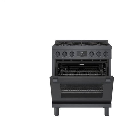 800 Series, Gas Freestanding Ranges, 30'', Black Stainless Steel HGS8045UC