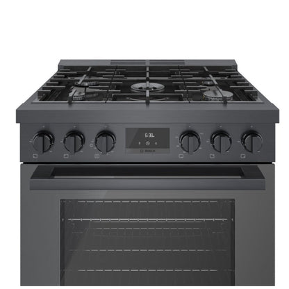 800 Series, Gas Freestanding Ranges, 30'', Black Stainless Steel HGS8045UC