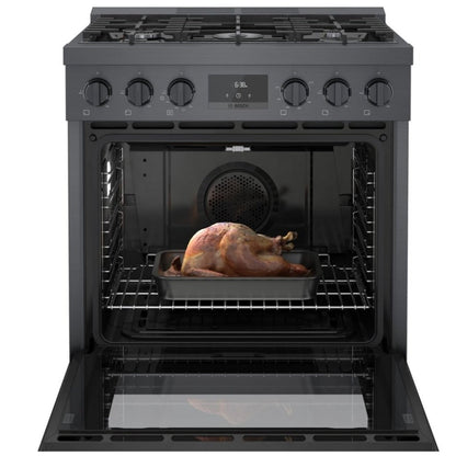 800 Series, Gas Freestanding Ranges, 30'', Black Stainless Steel HGS8045UC