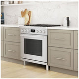 Bosch 800 Series HGS8055UC Gas Range, 3.7 cu. ft. Capacity, 30 inch Exterior Width, Manual Clean, Convection, 5 Burners, 18,000 BTU Highest Burner, Stainless Steel colour