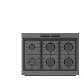 Bosch 800 Series HGS8645UC Gas Range, 3.5 cu. ft. Capacity, 36 inch Exterior Width, Manual Clean, Convection, 6 Burners, 18,000 BTU Highest Burner, Black Stainless Steel colour