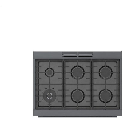 800 Series, Gas Freestanding Ranges, 36", Black Stainless Steel HGS8645UC