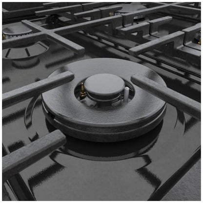 800 Series, Gas Freestanding Ranges, 36", Black Stainless Steel HGS8645UC