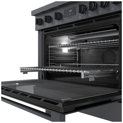800 Series, Gas Freestanding Ranges, 36", Black Stainless Steel HGS8645UC