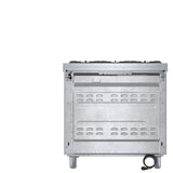 Bosch 800 Series HGS8655UC Gas Range, 3.5 cu. ft. Capacity, 36 inch Exterior Width, Manual Clean, Convection, 6 Burners, 18,000 BTU Highest Burner, Stainless Steel colour