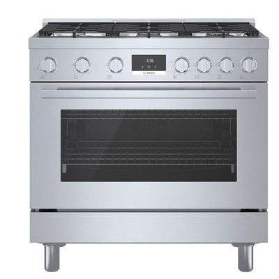 800 Series, Gas Freestanding Ranges, 36'', Stainless Steel HGS8655UC