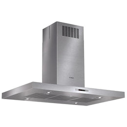 Bosch 800 Series HIB82651UC Range Hood, 42 inch Exterior Width, Island, 600 CFM, Halogen , Aluminum Mesh Filter, Stainless Steel colour