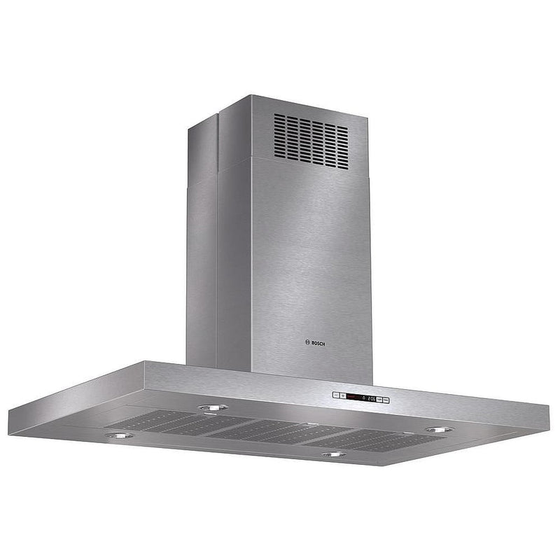 Bosch 800 Series HIB82651UC Range Hood, 42 inch Exterior Width, Island, 600 CFM, Halogen , Aluminum Mesh Filter, Stainless Steel colour