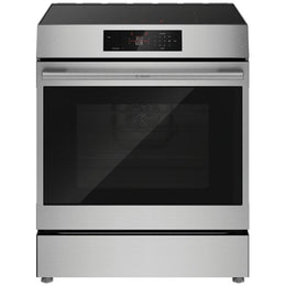 Bosch 500 Series HIF5050MC Induction Range, 5.8 cu. ft. Capacity, 30 inch Exterior Width, True Convection, 4 Burners, Storage Drawer, Air Fry, Steam & Self Clean, Double Oven, 3,500 W Highest Element, Stainless Steel colour