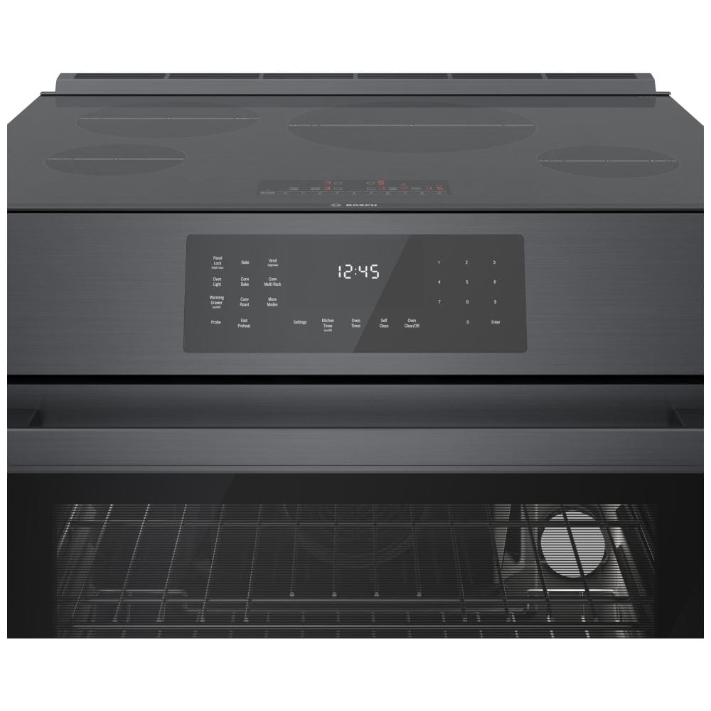 800 Series Induction Slide-in Range, Black Stainless Steel HII8047C