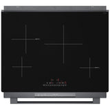 Bosch 800 Series HII8047C Induction Range, 4.6 cu. ft. Capacity, 30 inch Exterior Width, True Convection, 4 Burners, Warming Drawer, Self Clean, 3,700 W Highest Element, Black Stainless Steel colour