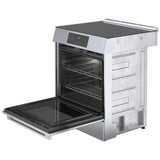 Bosch 800 Series HII8057C Induction Range, 4.6 cu. ft. Capacity, 30 inch Exterior Width, True Convection, 4 Burners, Warming Drawer, Self Clean, 3,700 W Highest Element, Stainless Steel colour