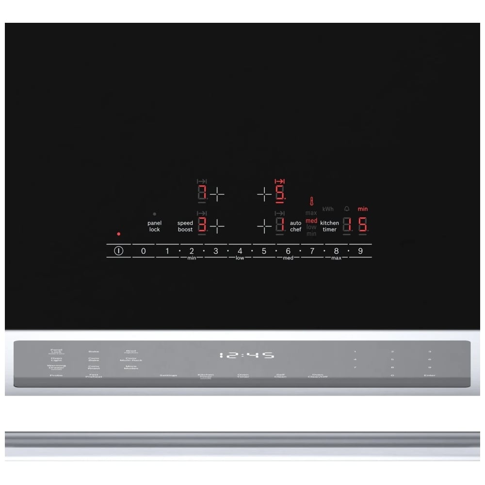 800 Series Induction Slide-in Range, Stainless Steel HII8057C